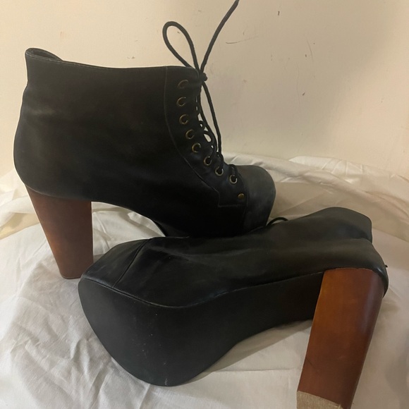 Jeffrey Campbell Platform Ankle Boots - Picture 8 of 8